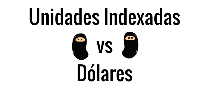 Unidades indexadas vs dolar